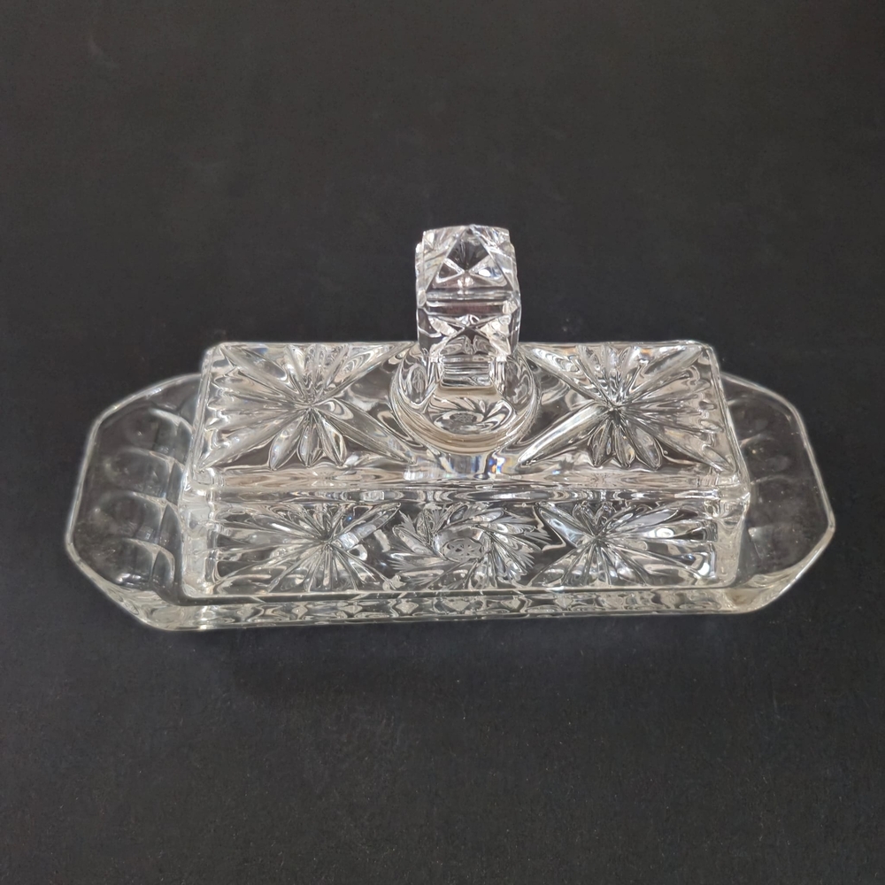 Crystal Butter Dish